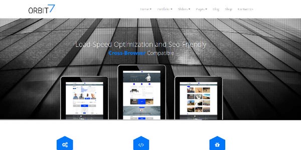 Temas WordPress para negocios: Orbit7