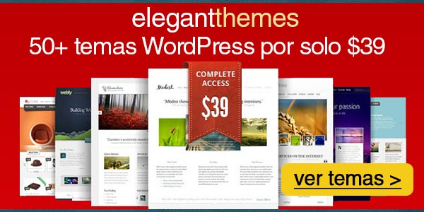 mejores temas WordPress 2016 por un solo precio elegantthemes