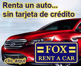 rentar un auto sin tarjeta de credito fox rent a car
