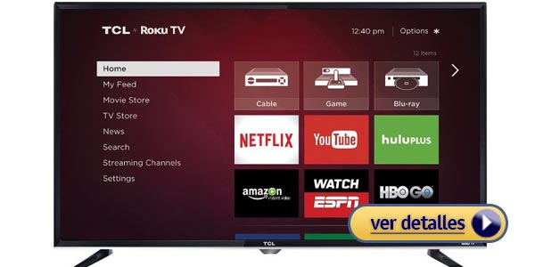 Mejores TVs LED: Serie TCL S3800 (Roku TV)