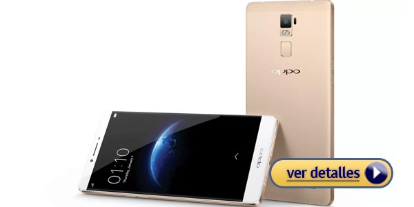 Mejores celulares con lector de huella: Oppo R7 Plus