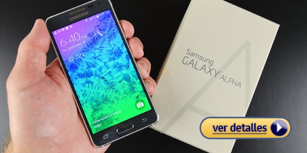 Mejores móviles con pantalla pequeña: Samsung Galaxy Alpha