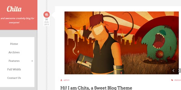 Temas wordpress html5 chita