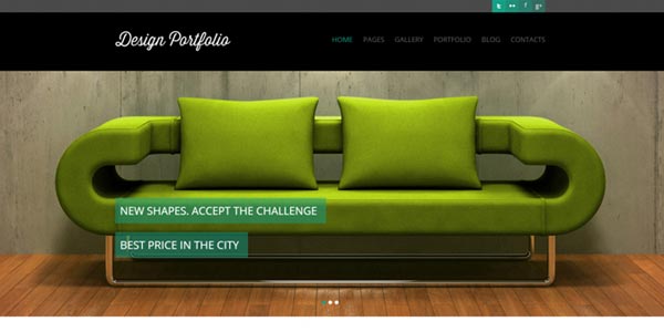 Temas wordpress html5 design portfolio