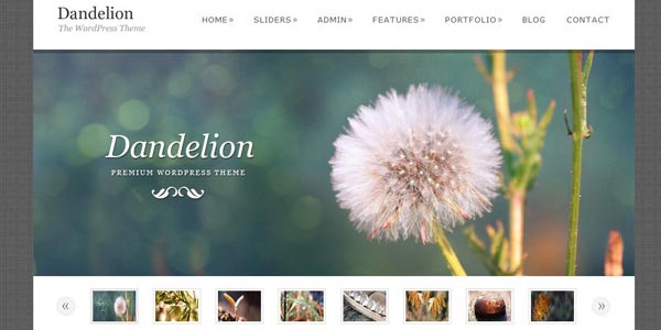 Temas WordPress para eCommerce: Dandelion