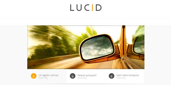 Temas WordPress para escritores: Lucid