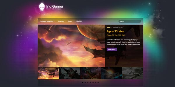 Temas wordpress para jugadores indigamer