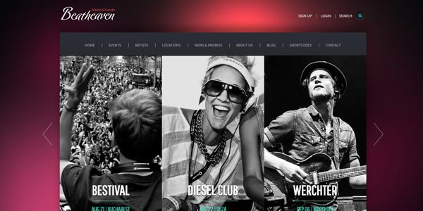 Temas wordpress para musica, bandas y djs beatheaven