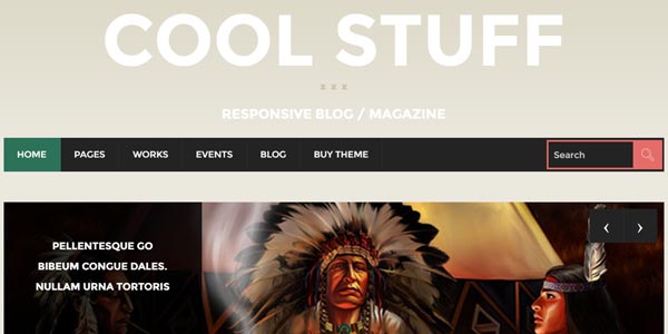 Temas WordPress para músicos: Cool Stuff