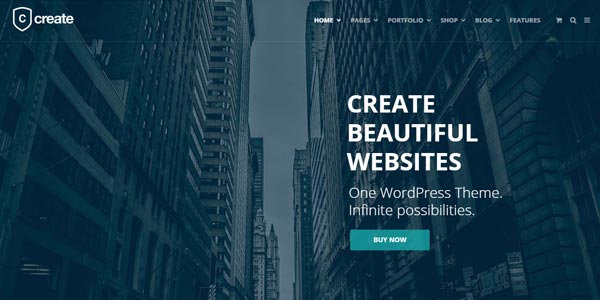 Temas WordPress para una tienda virtual: Create