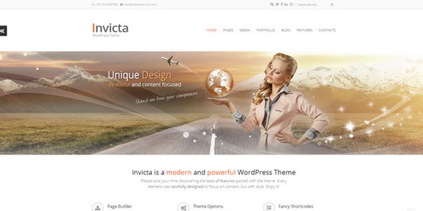 Themes WordPress para videos: Invictus