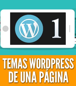 Mejores temas WordPress de una página que SÍ debes tener