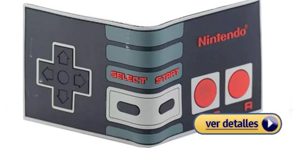 Mejores billeteras para jovenes de dos pliegues con diseno de control nintendo