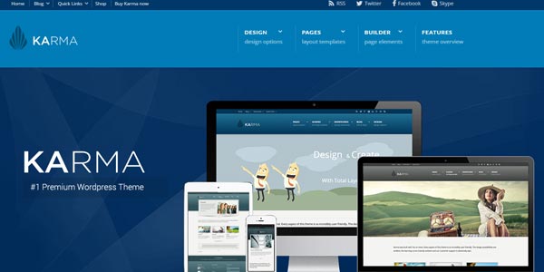 Mejores temas wordpress modernos karma