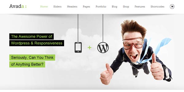 Mejores temas wordpress para apps avada