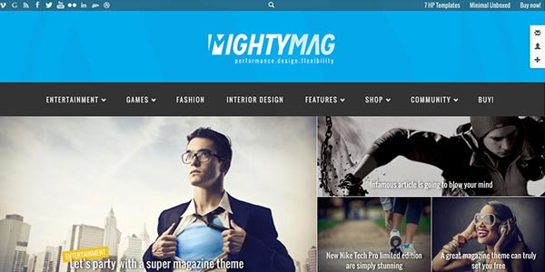 Mejores temas wordpress para seo mightymag