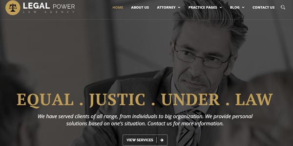 Mejores temas wordpress para abogados legal power