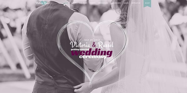 Mejores temas wordpress para bodas wedding fuchsia