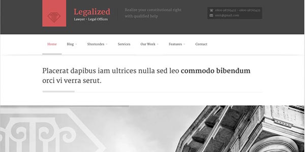 Plantillas wordpress para abogados legalized