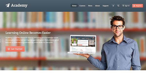 Plantillas wordpress para academias y universidades academy