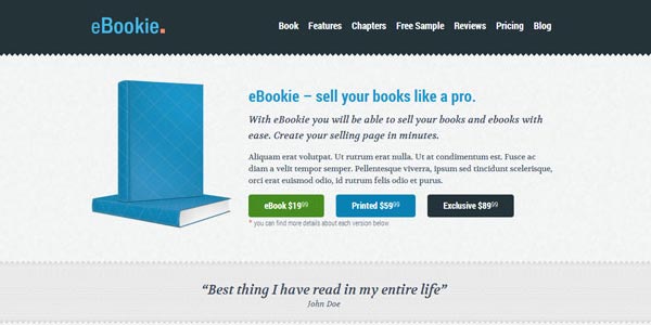 Plantillas wordpress para ventas online ebookie