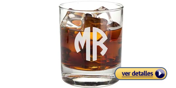 Regalos creativos para amadores del whisky vaso de vidrio para whisky personalizado