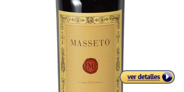 Regalos de lujo para hombres que tienen todo vino masseto 2010