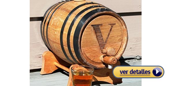 Regalos personalizados para personas que beben whisky barril de roble para whisky