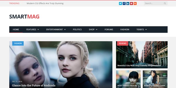 Temas wordpress modernos para revistas online smartmag