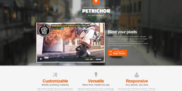 Temas wordpress para aplicaciones petrichor