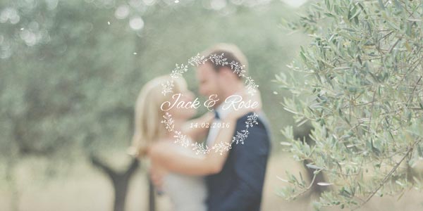 Temas wordpress para bodas jack & rose