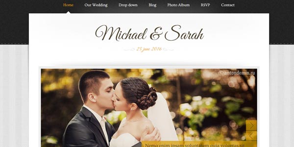 Temas wordpress para bodas marriage