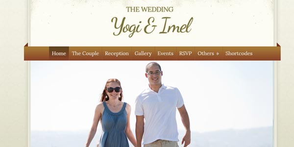 Temas wordpress para bodas the wedding