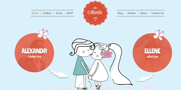 Temas wordpress para bodas y celebraciones nunta