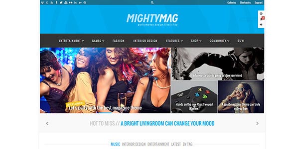 Temas wordpress para revistas mightymag