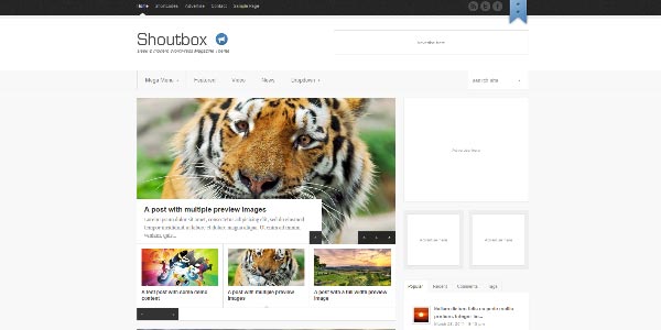 Temas wordpress para revistas shoutbox