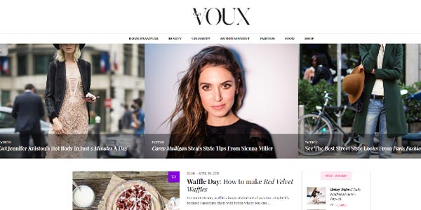 Temas wordpress para revistas en internet voux