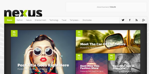 Temas wordpress para revistas online nexus