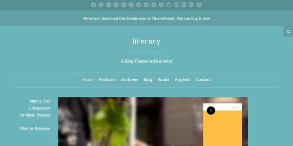 Temas wordpress para ventas de libros literary