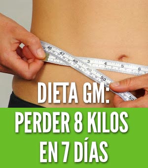 Dieta gm perder 8 kilos en 7 dias general motors