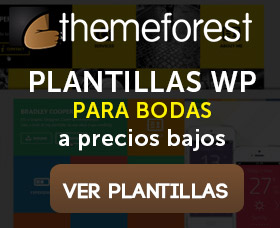 Plantillas wordpress para bodas themeforest