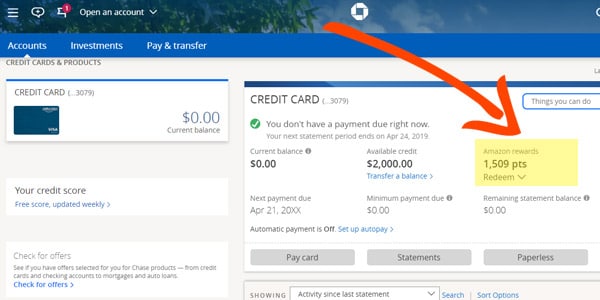 tarjeta de credito amazon chase reembolso cashback puntos