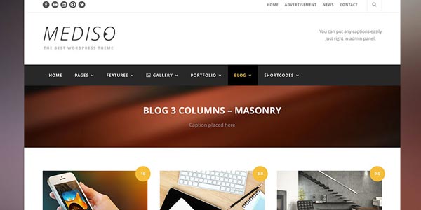 Mejores temas wordpress de 3 columnas mediso