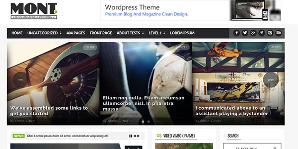 Mejores temas wordpress de 3 columnas mont