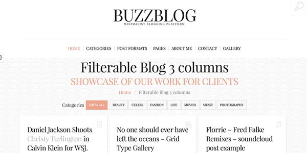 Plantillas wordpress de 3 columnas buzzblog