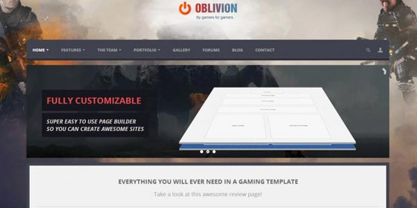 Plantillas wordpress para reviews y analisis de videojuegos oblivion