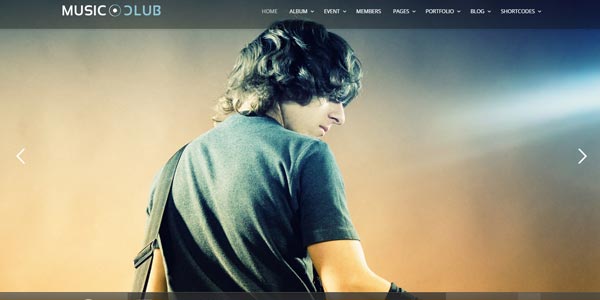 Plantillas wordpress para una discoteca music club