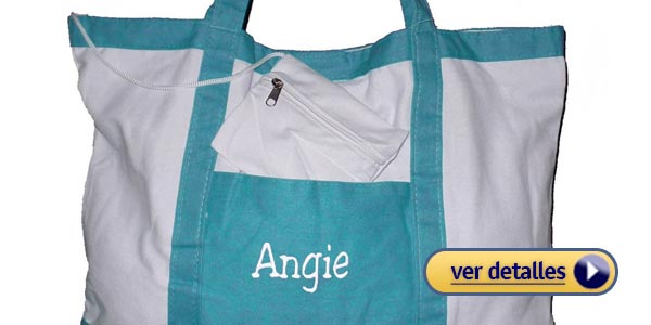 Regalos personalizados para hombres y mujeres bolso playero personalizado