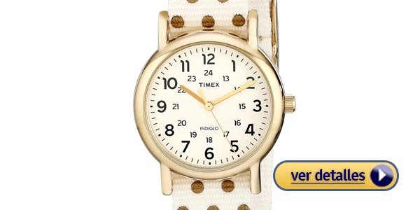Reloj de mujer barato reloj timex weekender tw2p654009j
