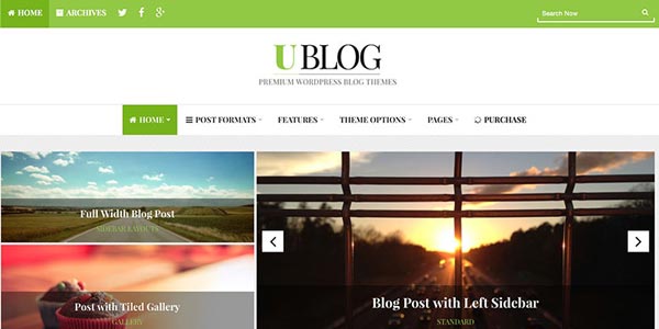 Temas wordpress de 3 columnas para un blog ublog